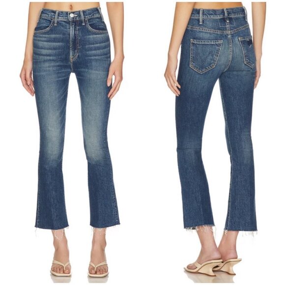 💕MOTHER SUPERIOR💕 Hustler Flood Fray Jeans ~ Beer Me 29 NWOT - Picture 9 of 16